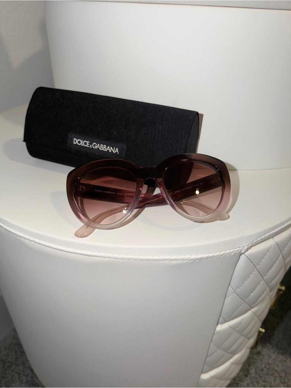 G&G Stylish Gradient Brown Pink Cat-Eye Sunglasses